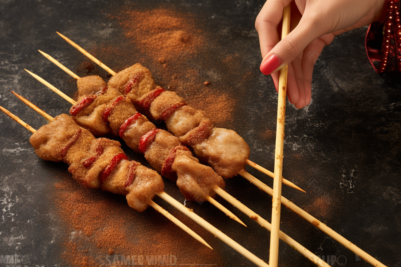 美味好吃夜宵烧烤羊肉串,高清,摄影图,摄影图片,图片大全,摄影图免费下载